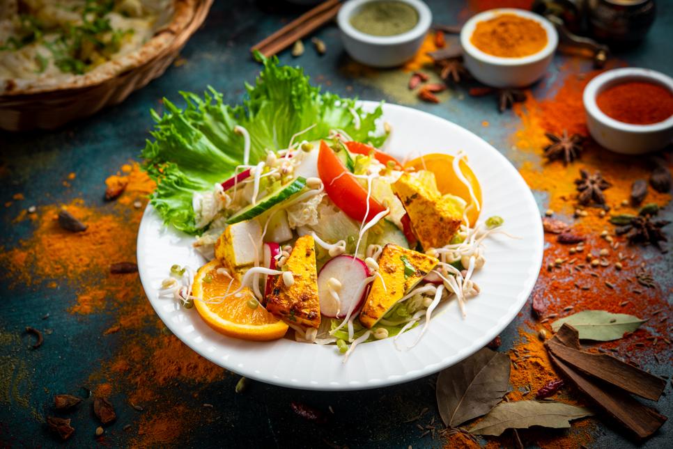 Vegetable & Indian Cheese Salad