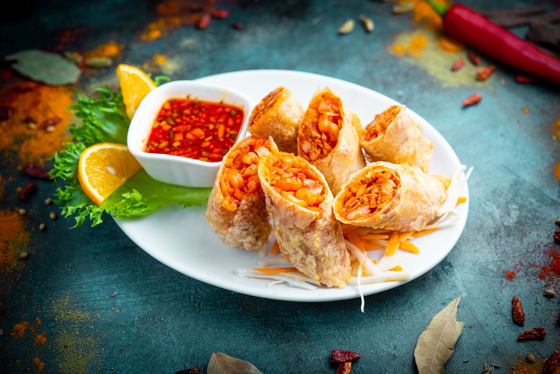Shrimps Spring Rolls